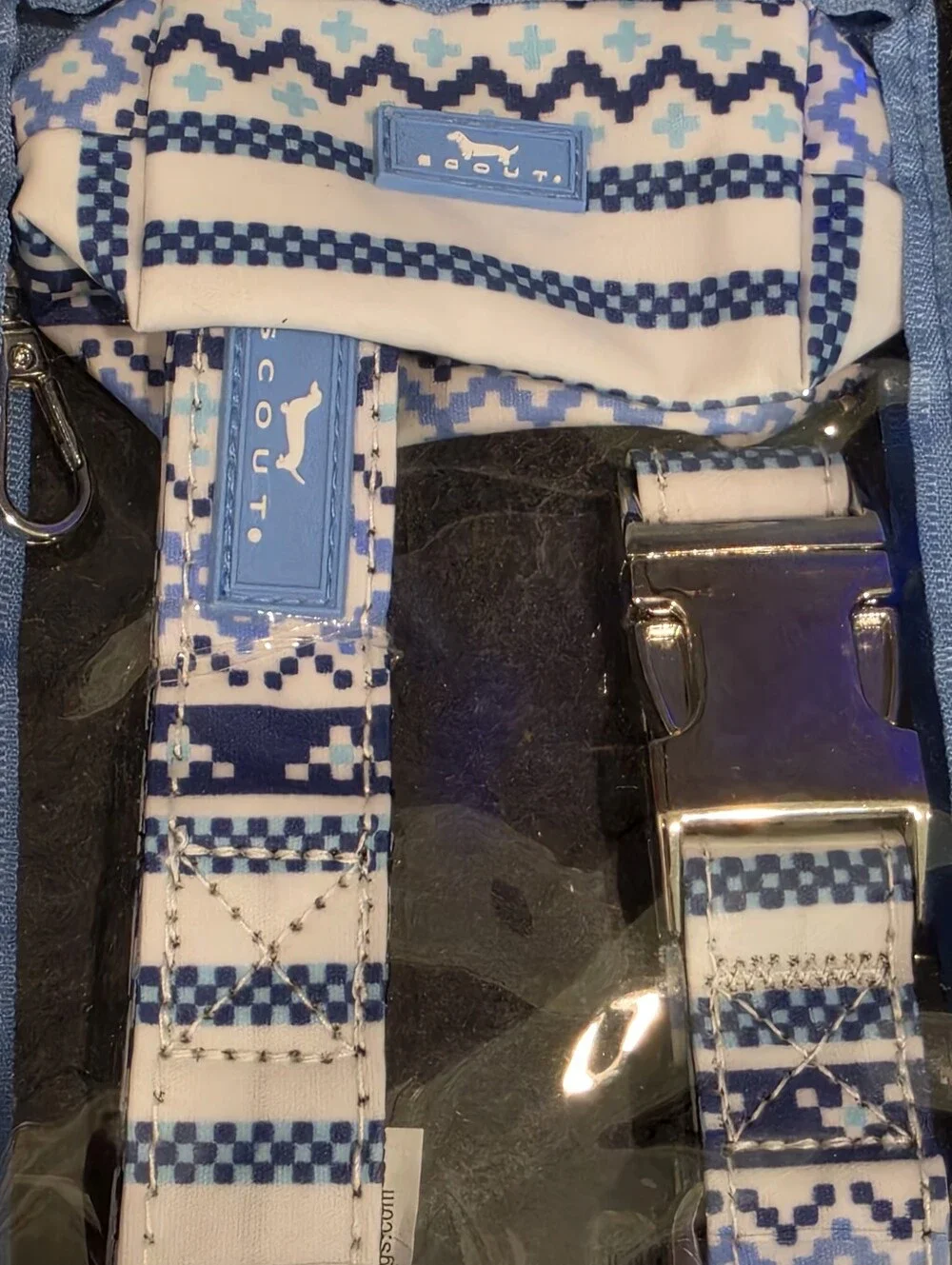 SCOUT Dog Lover MEDIUM Walk Set - Blue & White